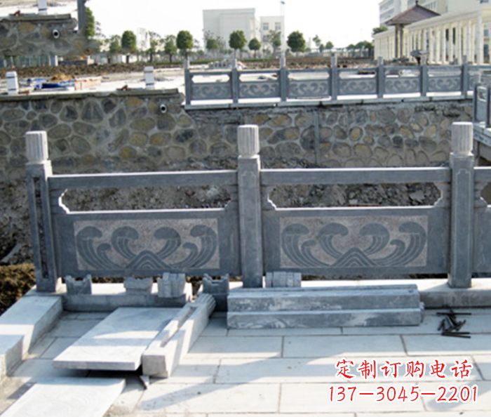 郴州园林景观大理石栏板石雕 (11)