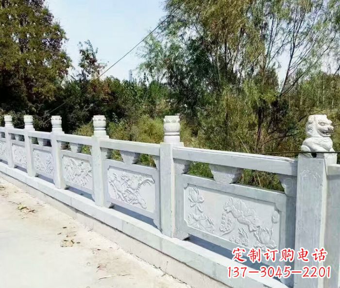 郴州园林景观大理石栏板石雕_1