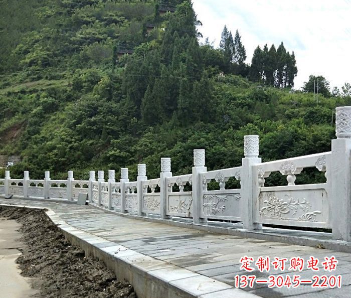 郴州园林景观大理石栏板石雕_2