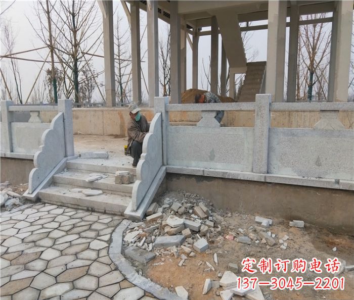郴州园林景观大理石桥栏板石雕_2 (2)