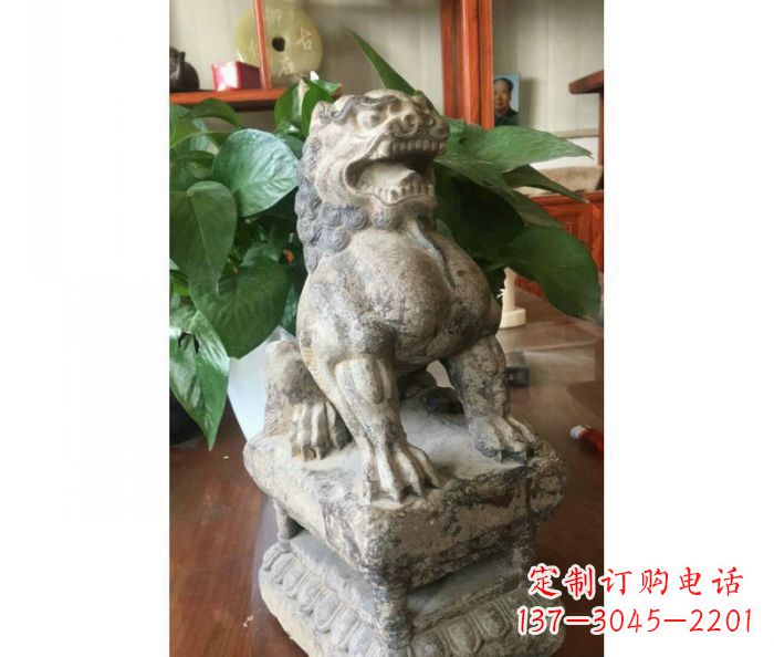 郴州园林景观大理石狮子石雕
