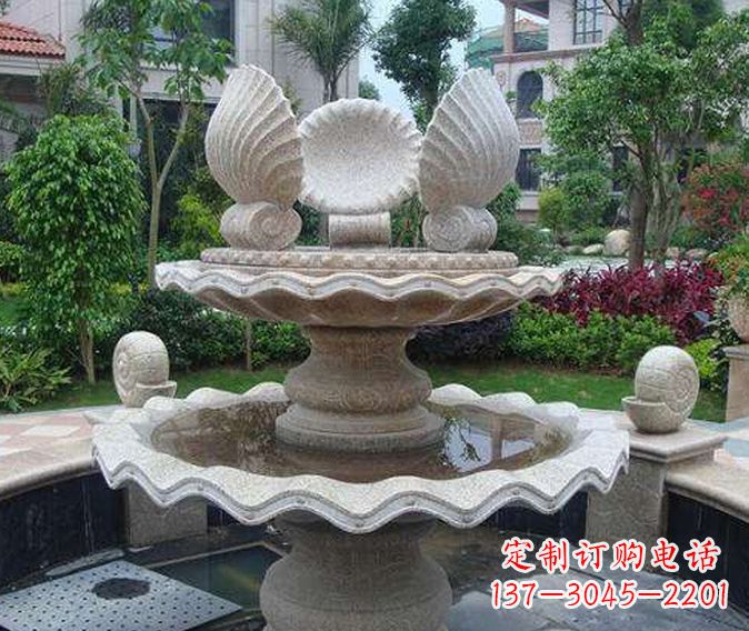 郴州园林景观多层喷泉石雕