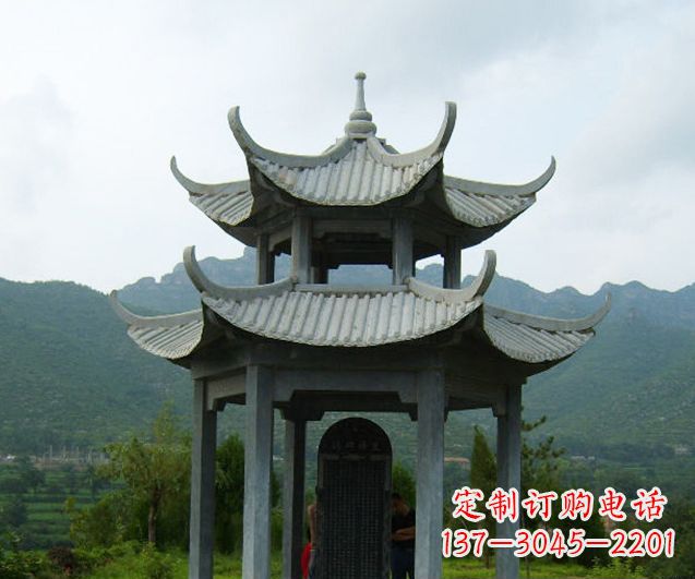 郴州园林景观仿古凉亭石雕
