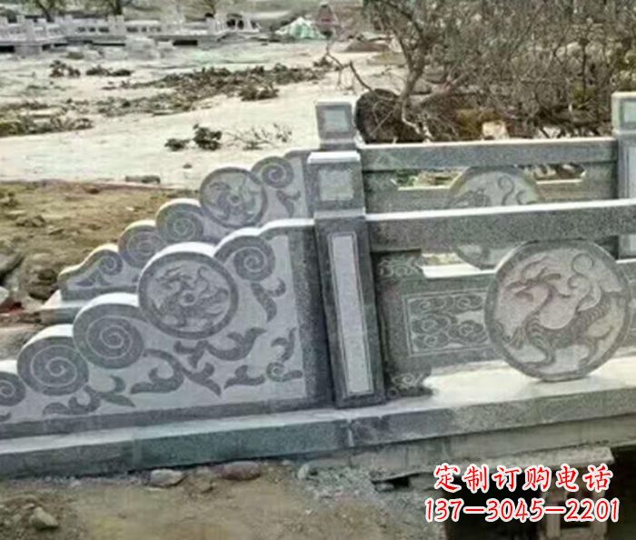 郴州园林景观仿古石雕栏板 (10)