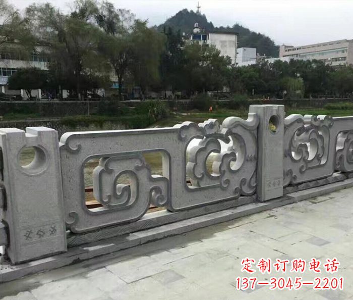 郴州园林景观仿古石雕栏板_1