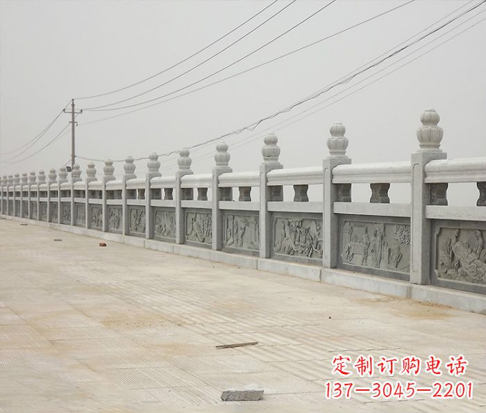 郴州园林景观仿古石雕栏板_2