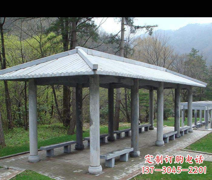 郴州园林景观仿古石雕长廊