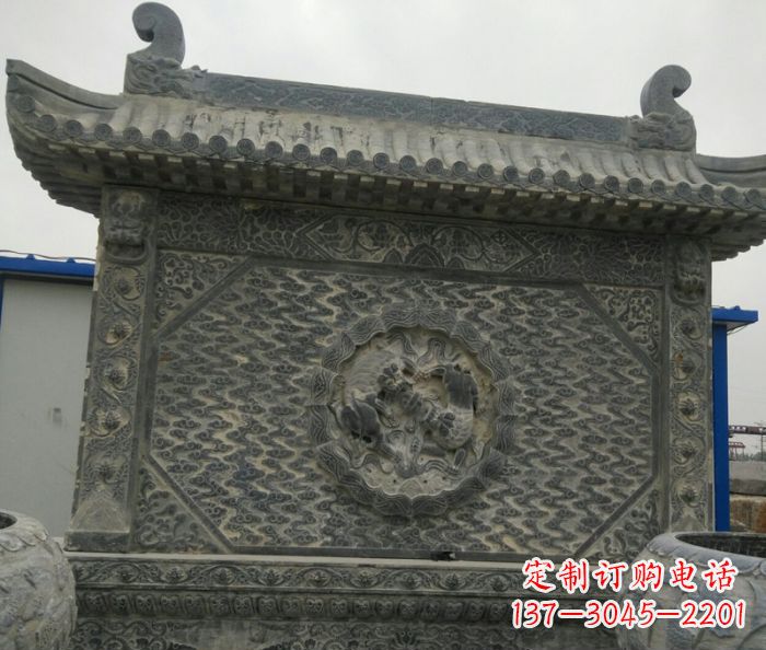 郴州园林景观仿古石雕影壁