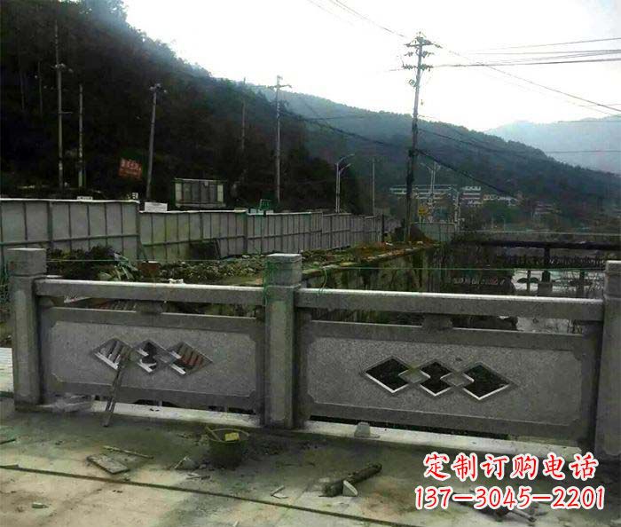 郴州园林景观仿古石浮雕栏板 (2)