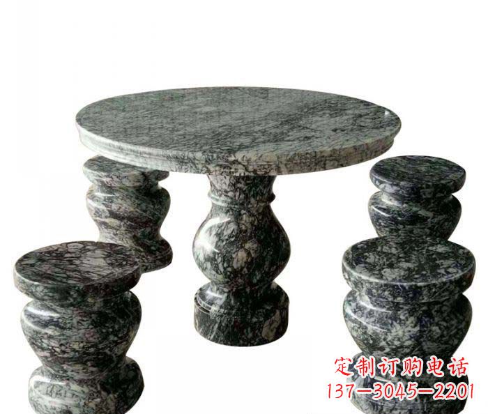 郴州园林景观圆形石桌凳