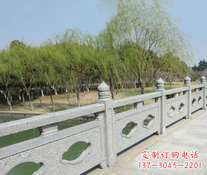 郴州园林景观真山桥石雕栏板