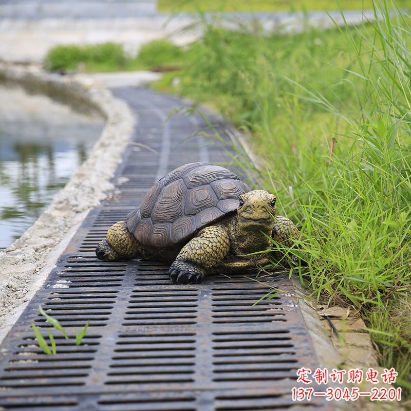 郴州园林水景动物仿真乌龟雕塑