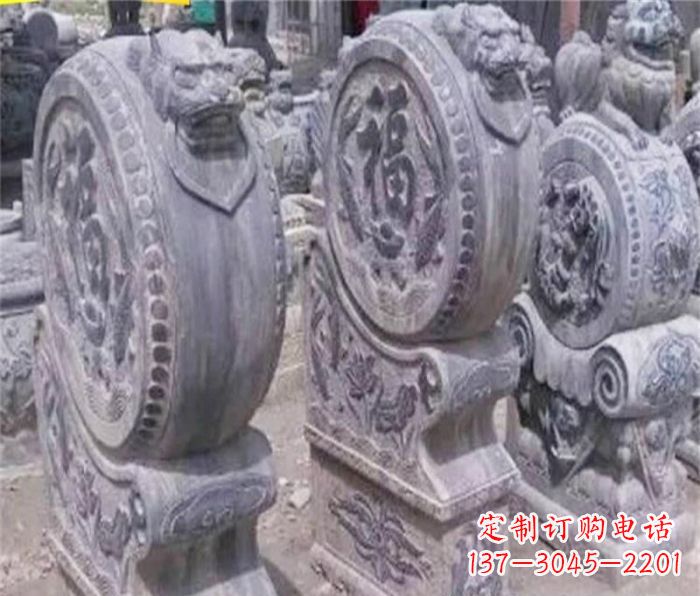 郴州招财石门墩仿古抱鼓石