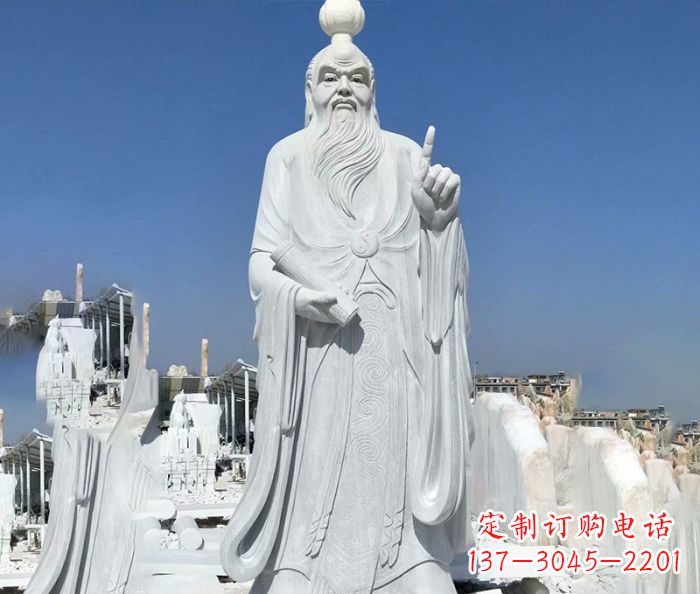 郴州中国春秋时代思想家老子石雕