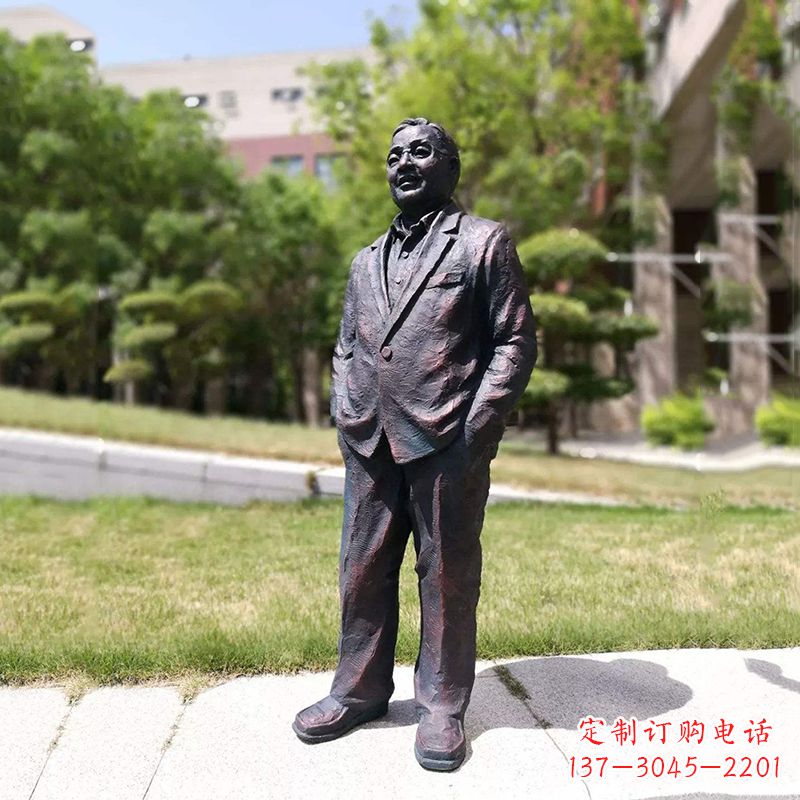 郴州中国当代著名数学家铸铜华罗庚雕塑