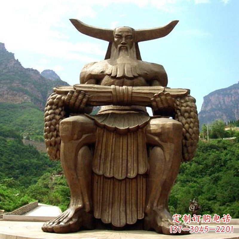 郴州中华民族人文初祖五榖神农大帝大型景观雕塑