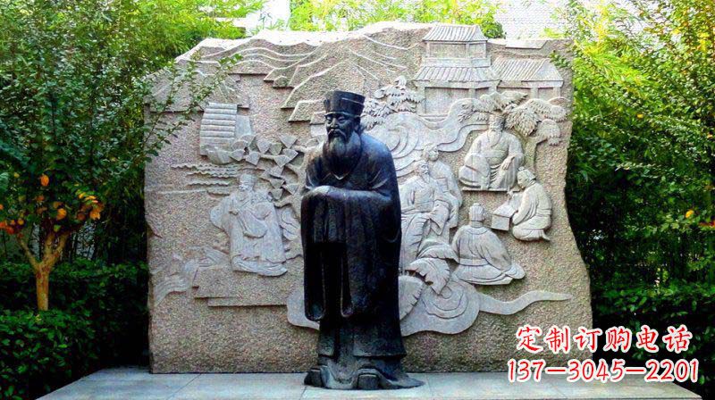 郴州朱熹古代名人铜雕_2