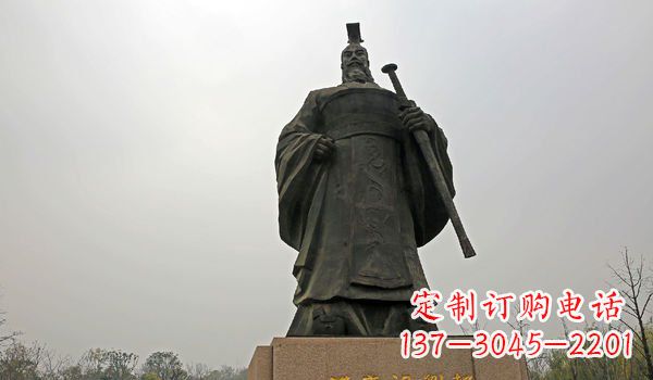 郴州铸铜刘邦雕塑