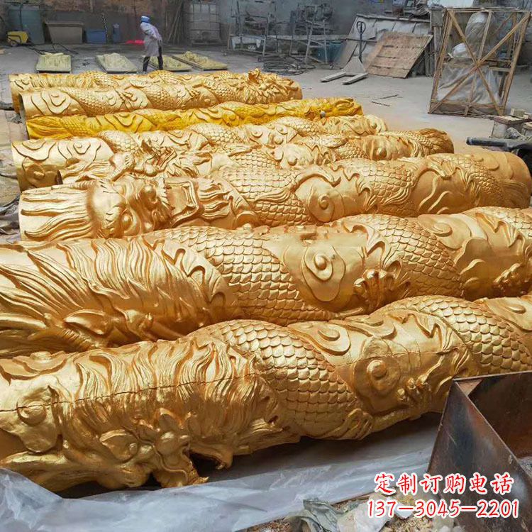 郴州铸铜龙柱