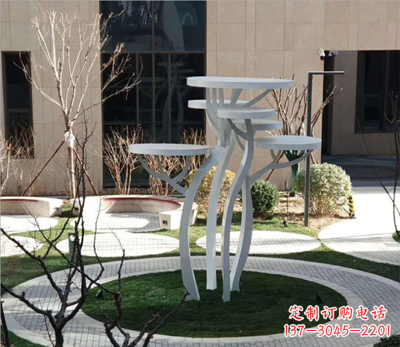 郴州不锈钢蘑菇景观雕塑