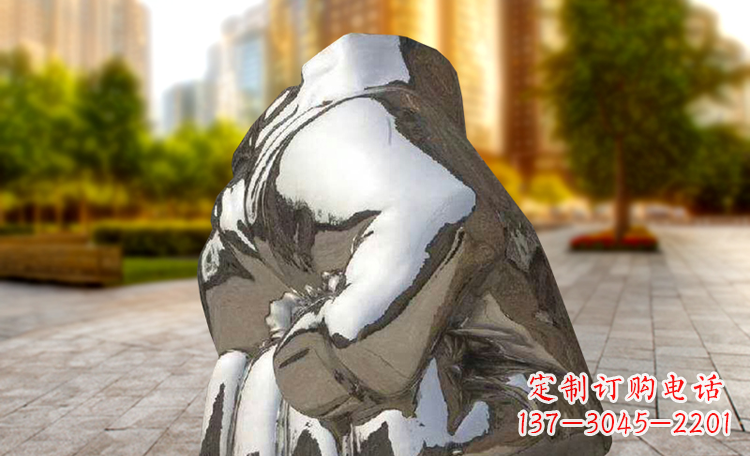 郴州不锈钢拳头广场景观雕塑