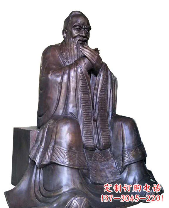 郴州作揖孔子青铜像