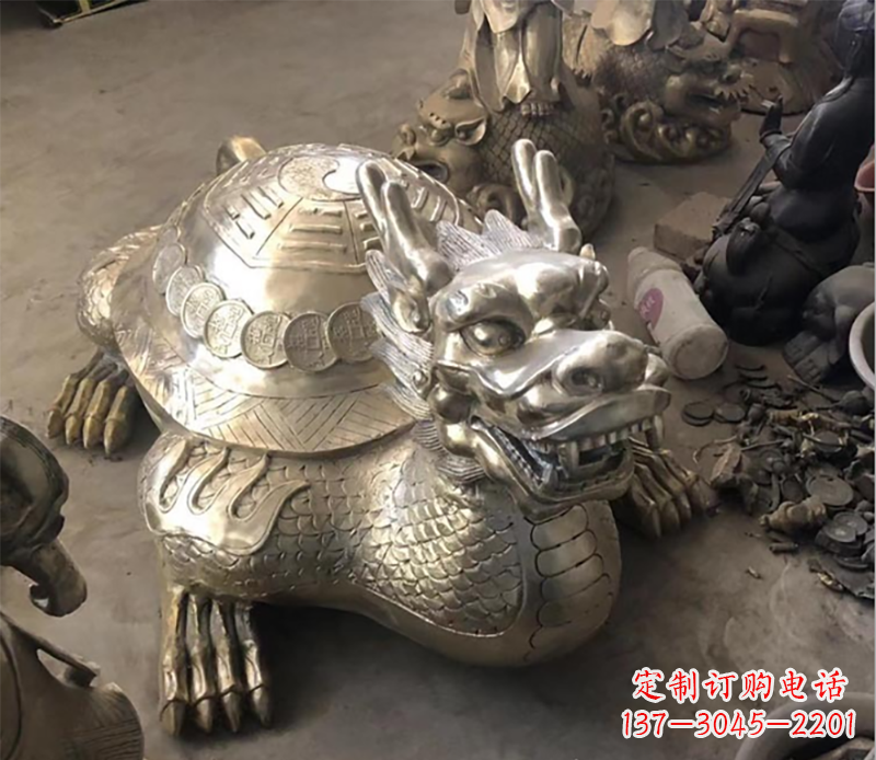 郴州龙龟铜雕塑