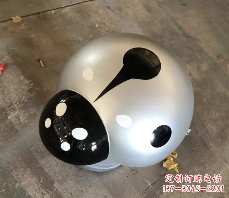 郴州瓢虫雕塑不锈钢